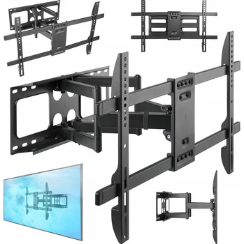 Televizní držák SOLIDNÍ POHYBLIVÝ OTOČNÝ DRŽÁK NA ZEĎ PRO TELEVIZOR SAMSUNG QE75Q80CAT