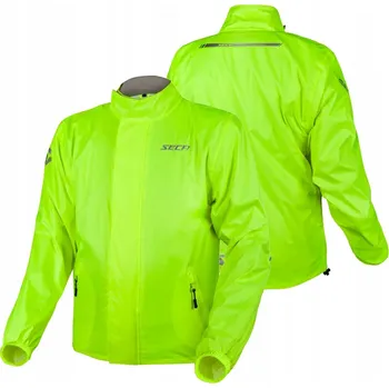 Moto bunda SECA MOTOCYKLOVÁ NEPROMOKAVÁ BUNDA TYPHOON FLUO ŽLUTÁ 3XL