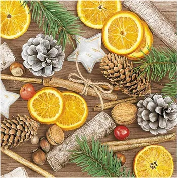 Papírový ubrousek Ubrousky vánoční SLGW 020601