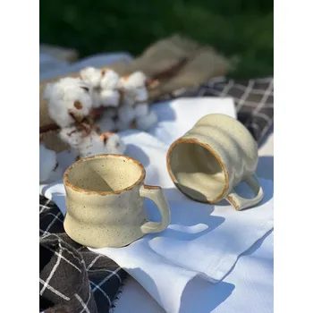 Keramický Šálek na kávu a čaj, Karamel 200 Ml