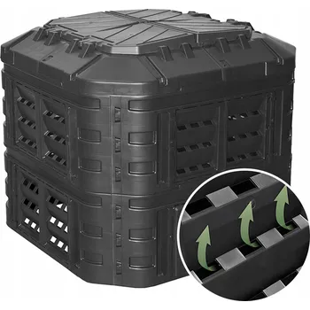 Kompostér Kompostér 1-komorový Patrol 600 l černý