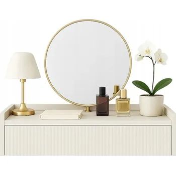 Toaletní stolek Závěsný konzolový Toaletní Stolek kašmír, drážkovaný, zavěšená šuplík