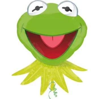 Balónek Fóliový balónek Mapety - Žabák Kermit, 61x76 cm