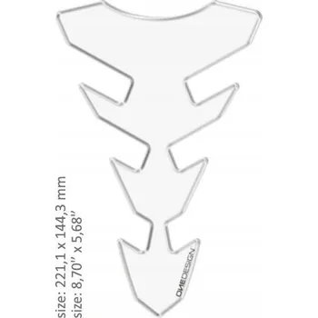 Tuning Tankpad ochrana nádrže, kryt ONEDESIGN CGEXSTP transparentní (průhledný)