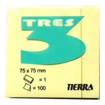 Samolepicí bločky Tres 100 listů