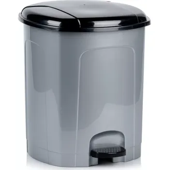 Odpadkový koš ORION 21 l s pedálem šedý