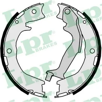 Brzdová čelist Sada brzdových čelistí, parkovací brzda LPR WYPRZEDA˝ 09940