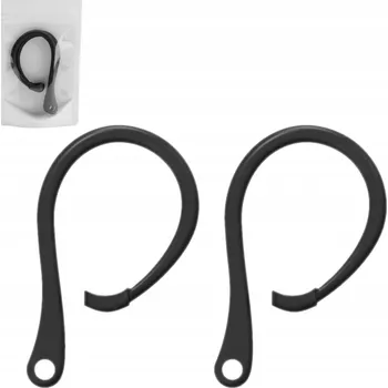Sluchátka DRŽÁKY ZA UCHO / HÁČKY HLAVOVÝ MOST PRO SLUCHÁTKA APPLE AIRPODS 1 2 3 PRO ČERNÉ