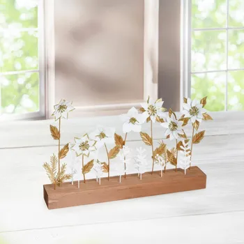 Weltbild Dekorace Květiny z dřeva a kovu 493330