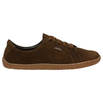 Dámské polobotky Tmavě Hnědé Čokoládové Dámské Tenisky Na Ploché Podrážce Wojas 4639562 38