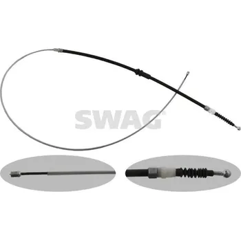 Lanko parkovací brzdy Tažné lanko, parkovací brzda SWAG 30 93 6957