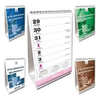 Diář Kalendarz 2026 A5 biurkowy pion mix