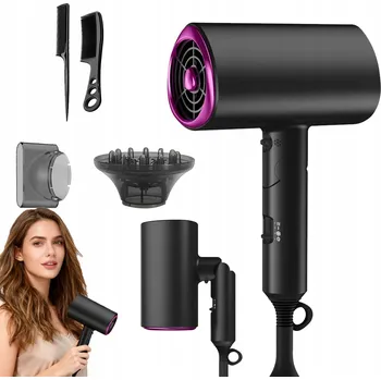 Fén Fén na vlasy malý skládací lehký cestovní turistický výkonný 2000W