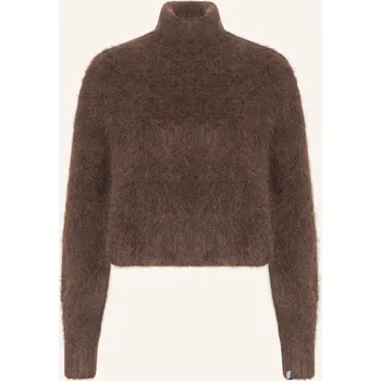 Dámský svetr 10days Dámský Svetr S Rolákem A S Alpakou, tmavě červená, 42