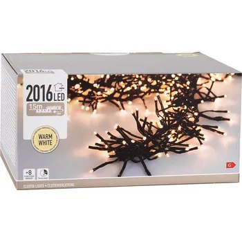 Vánoční dekorace Vánoční LED řetěz 14,6 m, 2016 diod, teplá bílá, ven i dovnitř