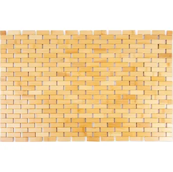 Protiskluzová podložka Bambusová protiskluzová koupelnová podložka 80 × 50 cm Vilde