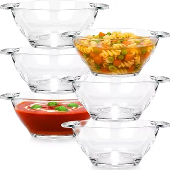 Skleněné misky na polévku 420 ml, sada 6 ks