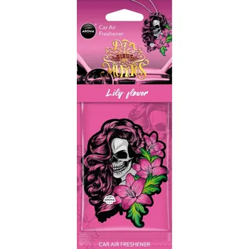 Vůně do auta VŮNĚ DO AUTA AROMA CAR MUERTOS LILY FLOWER ZÁVĚSKA DO AUTA