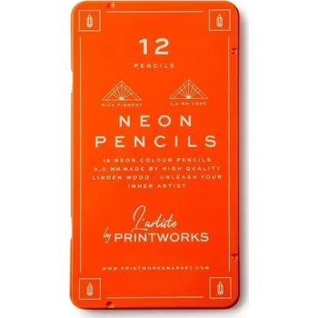 Kresba PASTELKY 12 BAREV NEON, PRINTWORKS