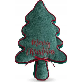 Vánoční dekorace Vánoční Polštář jako dárek k Mikuláši nebo Vánocům 45x5x70 cm - motiv vánoční stromek