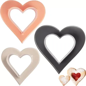 Vykrajovátko Vykrajovačka UH srdce 3 ks mix