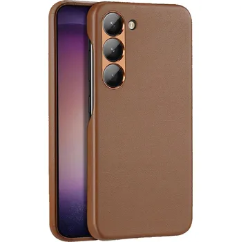 Pouzdro na mobilní telefon Zadní Kryt Dux Ducis pro Samsung Galaxy S23 Plus hnědý