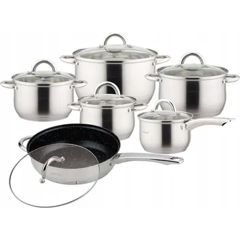 Sada hrnců Kinghoff nerezová ocel 12 ks.