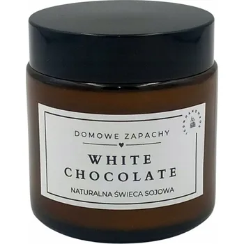 Svíčka Sójová vonná svíčka WHITE CHOCOLATE 120 ML Domowezapachy