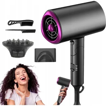 Fén Ionizační fén na vlasy S DIFUZÉREM a Koncentrátorem, skládací