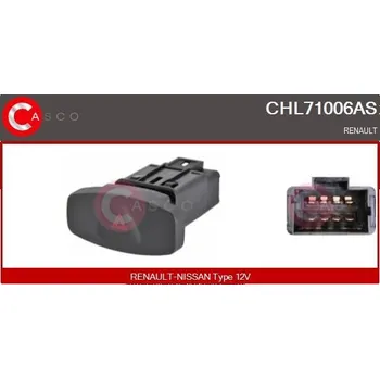 Vypínač výstražných blikačů CASCO CHL71006AS