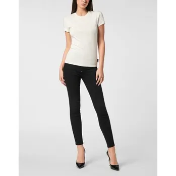 Pánské oblečení PHILIPP PLEIN T-Shirt 26531 Bílá Skin Tight Fit M