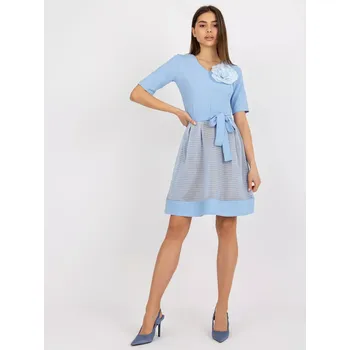 Dámské šaty LK SK 506551 šaty.76P světle modrá 40