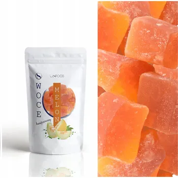 Sušená potravina MELOUN KANTALUP SUŠENÝ KANDOVANÝ Kostky | 1000 G