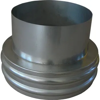 Kouřovod Komínová redukce, nerez, ø 180 / 180 mm