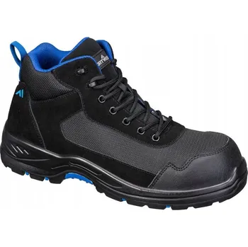 Pracovní obuv Pracovní obuv Kotníková Bota textilně-semišová S3 HRO vel. 48 Černá/Modrá B