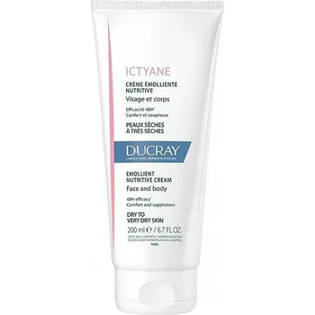 Pleťový krém Hydratační krém pro suchou pokožku Ducray Ictyane Nourishing Emollient Cream 200 ml