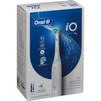 Elektrický zubní kartáček Oral-B iO 4 White magnetický elektrický zubní kartáček bílý