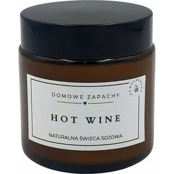 Svíčka Sójová vonná svíčka HOT WINE 120 ML Domowezapachy