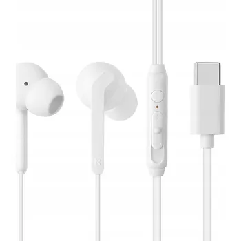 Sluchátka Drátová sluchátka do uší USB-C Samsung od Mobeen s mikrofonem a ovládáním hlasitosti