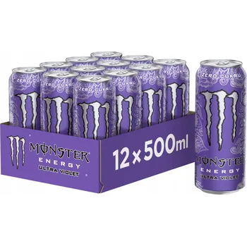 Energetický nápoj Energetický nápoj Monster Energy Ultra Violet 500 ml bez cukru