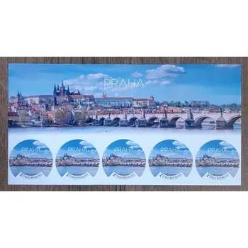 Poštovní známka ČR ** VZ ČP 0003, 5páska, Vlastní známka, Pohled na Pražský hrad, r. 2025