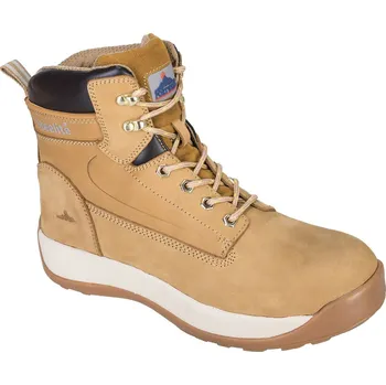 Pracovní obuv PORTWEST STEELITE CONSTRUCTO NUBUCK S3 HRO FW32 / Bezpečnostní kotníková obuv S3 HRO - béžová 45