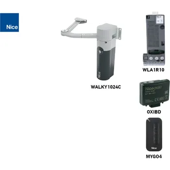 Pohon brány Jednokřídlá pohonná souprava NICE WALKY - křídlo 1,8m/180kg