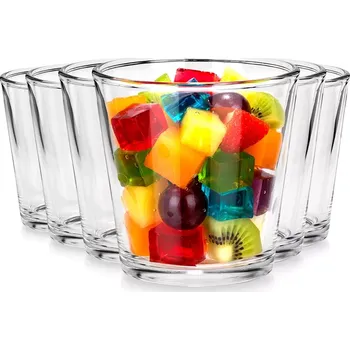 Sklenice Skleněné dezertní pohárky 180 ml, sada 6 ks