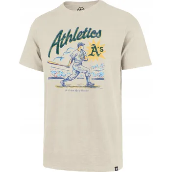 Pánské tričko Pánské tričko Oakland Athletics MLB '47 Echo Tee Velikost: M