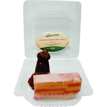 Trvanlivě pečivo Belva Mini špička - punčový řez bez lepku 60g