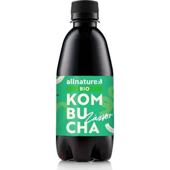 Ledový čaj Allnature Kombucha Zázvor BIO 330 ml