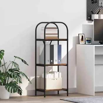 Knihovna vidaXL Knihovna Kouřový dub 40 x 30 x 109 cm Kompozitní dřevo [879883]