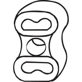 Držák, výfukový systém BOSAL 255-949