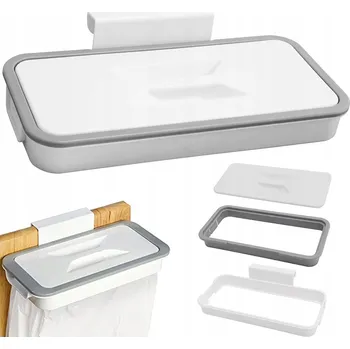 Odpadkový koš ODPADKOVÝ KOŠ ZÁVĚSNÝ DRŽÁK NA PYTLE NA ODPADKY NA DVEŘE SKŘÍŇKY ZÁSUVKY S VÍKEM